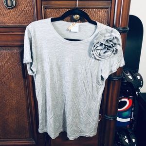 Red Valentino Rosette Rose Flower Top